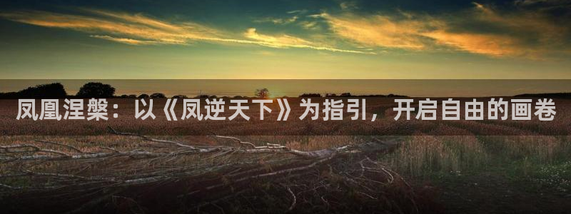 酷漫屋下拉式(免费漫画)官方网：凤凰涅槃：以《凤逆天下》为指引，开启自由的画卷